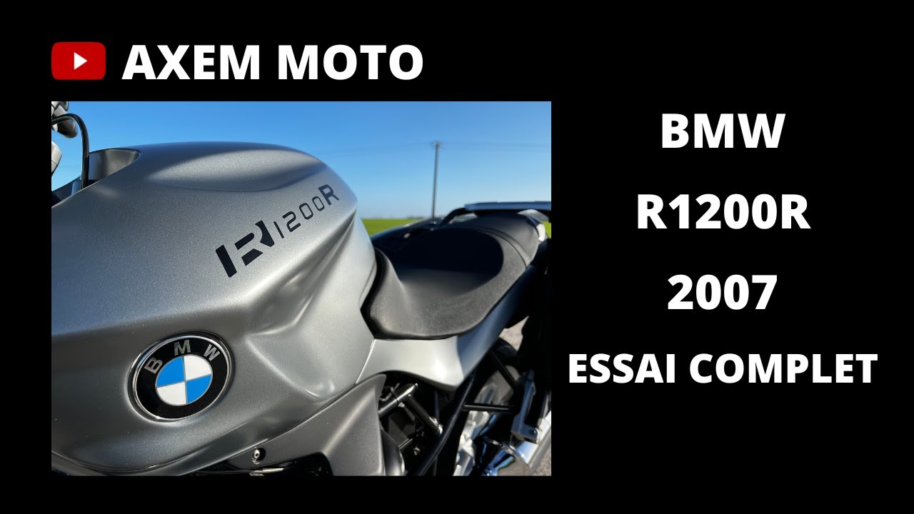 Test : essai BMW R1200R de 2007.