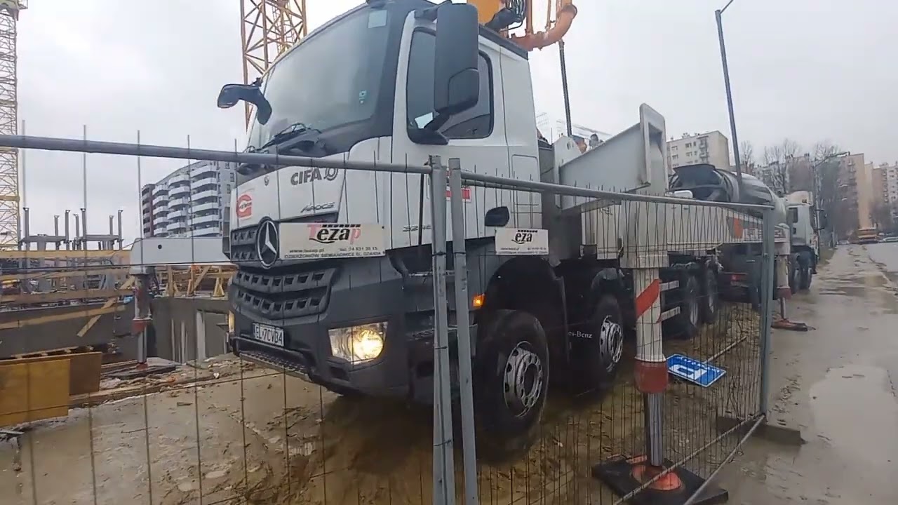 Cifa K42L Pompa do Betonu na podwoziu Mercedesa Concret Pump