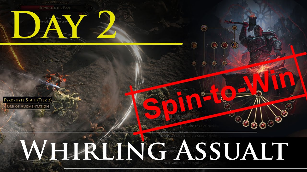 Возвращается Spin-to-Win! | День 2: Вращающийся штурмовой воин | PoE 2