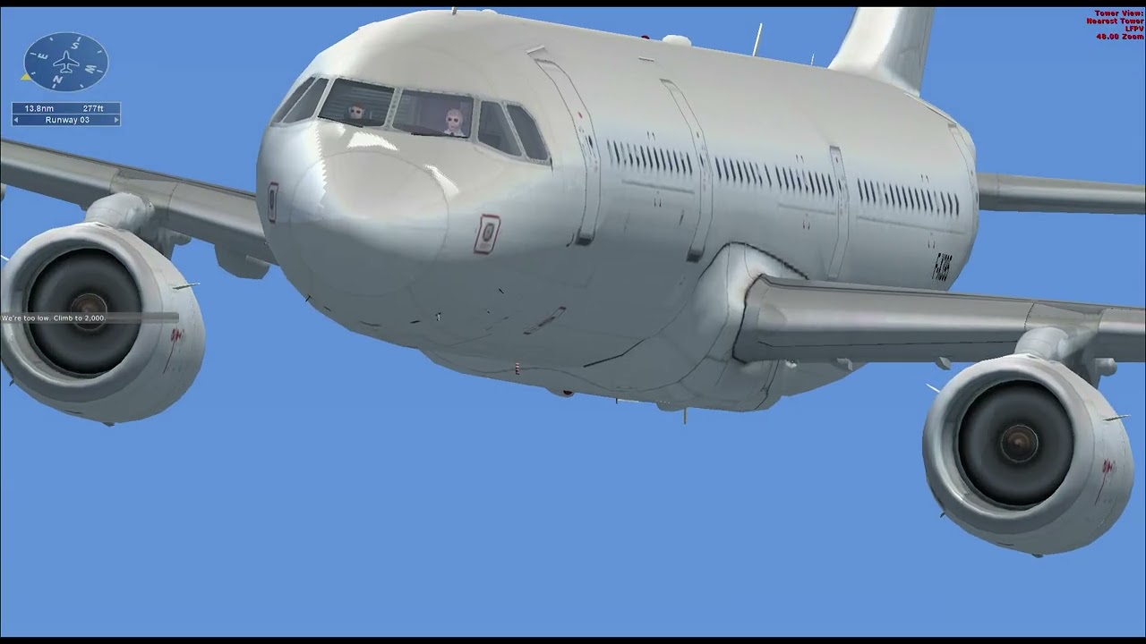 Captain RedSky - Airshow accident. simulation