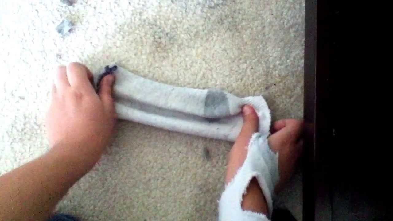How to make a jeff hardy arm band out of a sock