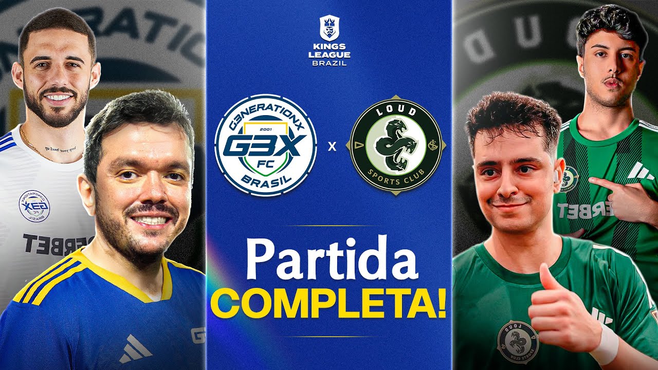 G3X FC vs LOUD SC - PARTIDA COMPLETA COM GAULES - KINGS CUP BRAZIL