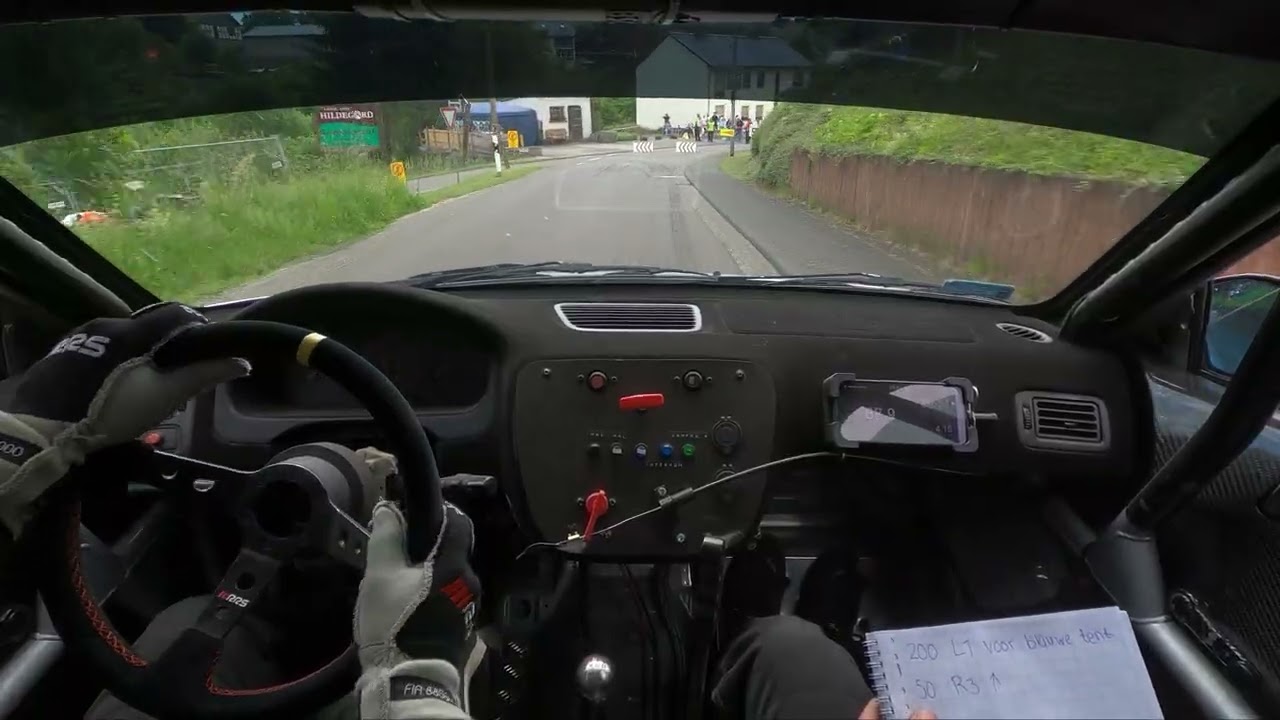 Hunsrück-Junior-Rallye 2025 | WP2 Hosenbachtal | Rijks/Rijks | Honda Civic 1.6 EK |