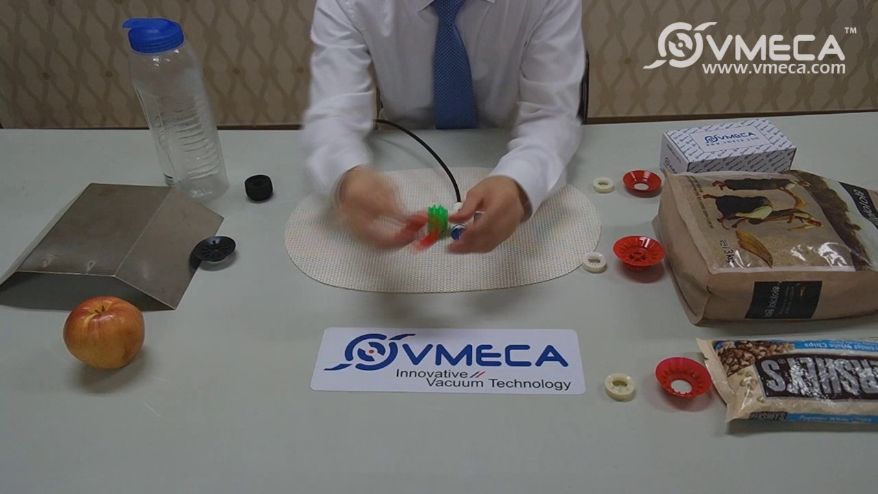 VMECA Magic Gripper with various Magic suction cup
