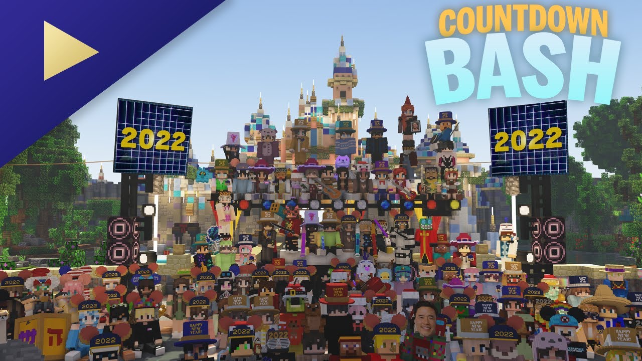 Minecraft Disneyland New Years Countdown | ImagineFun 2022