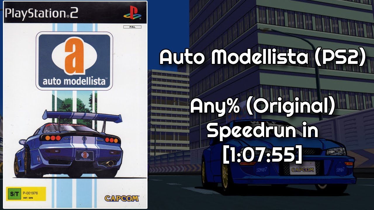 Auto Modellista (PS2) - Any% (Original) Speedrun in [1:07:55] [Old PB]