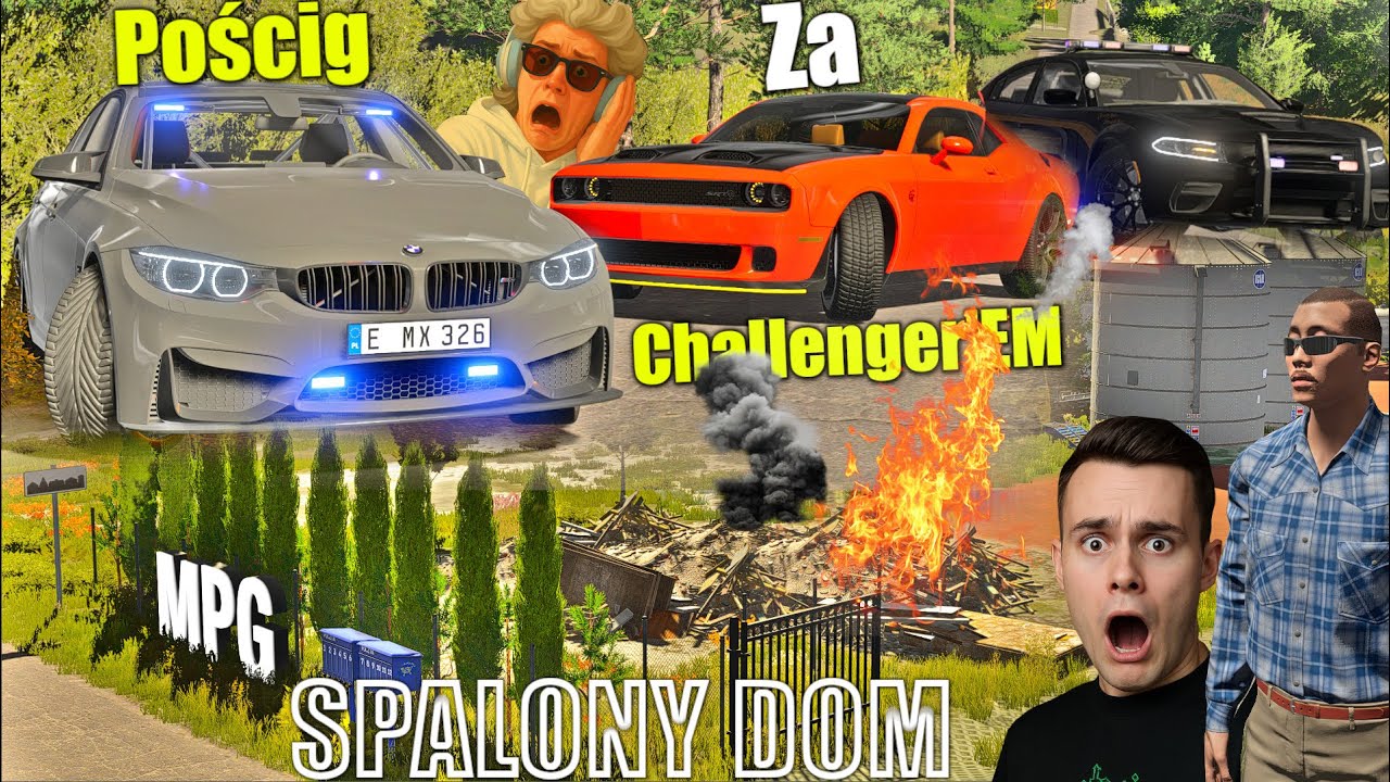 😨Koliz Stracił Dom..🔥Wspólna Służba W Policji i Pościg!😱 #MPG