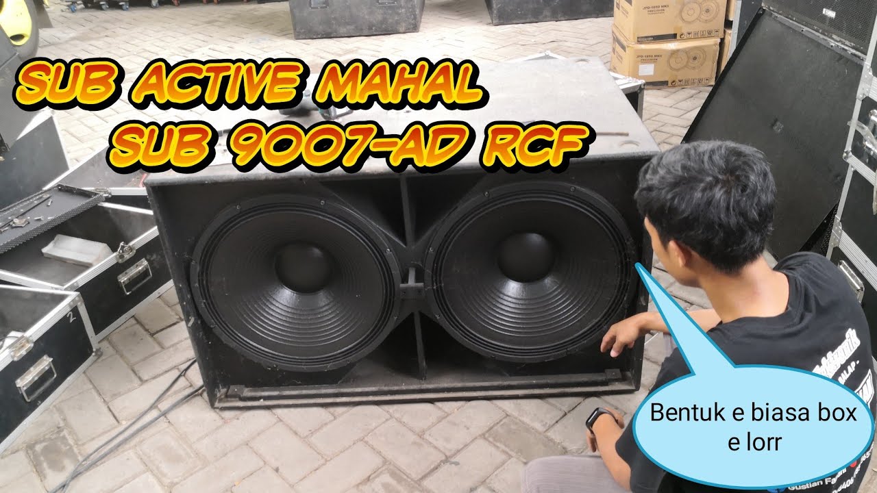 Ngintip Daleman RCF SUB 9007-as active 21in double. Yang Suaranya mber mber lerrr