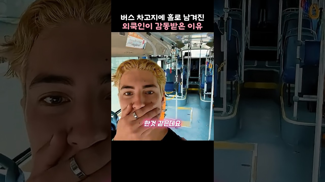 한국 낯선 버스 차고지에서 길 잃은 외쿡인의 겪은 일