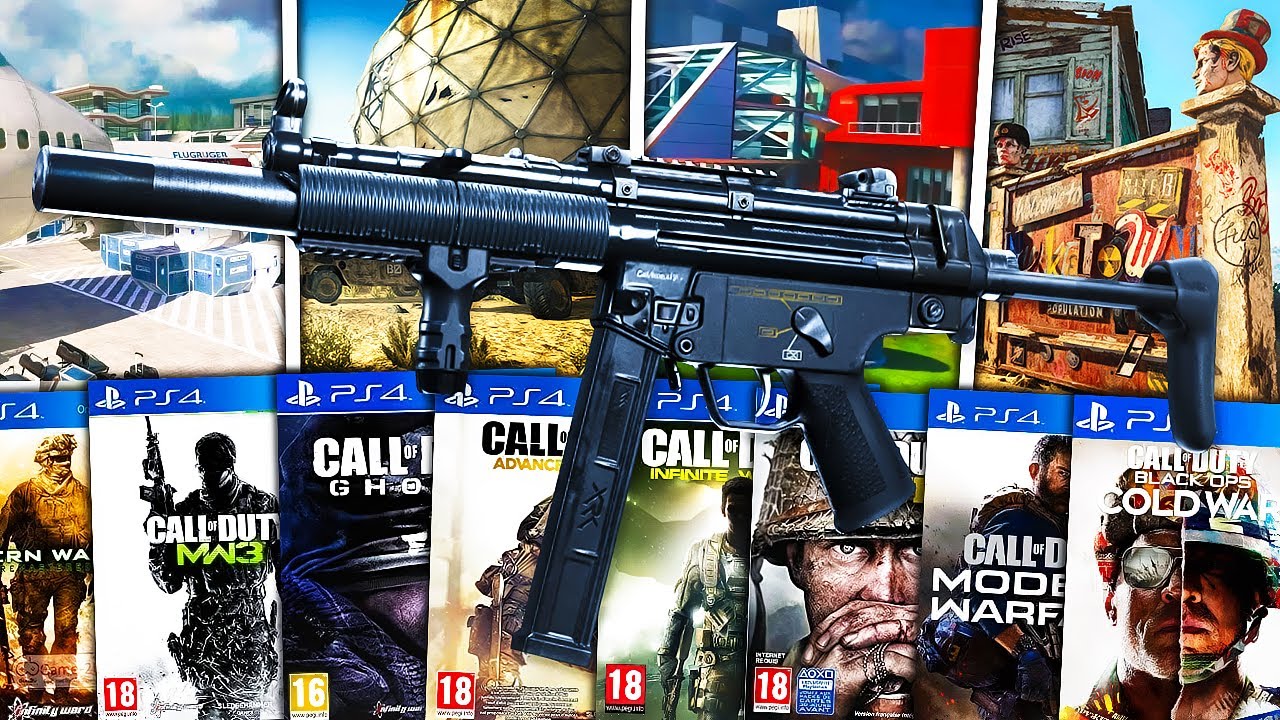 MP5 sur TOUS LES CALL OF DUTY en 2021 ! (ÉVOLUTION MP5 sur CHAQUE COD 2009 - 2021)