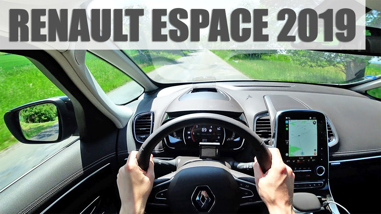 2019 Renault Espace Blue dCi 200 EDC, 4K POV TEST: Obřík s novým motorem
