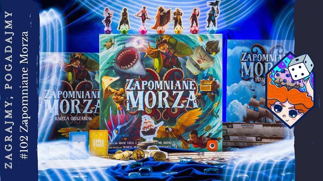 Zapomniane morza || Gra planszowa || Gameplay, rozgrywka, opinia