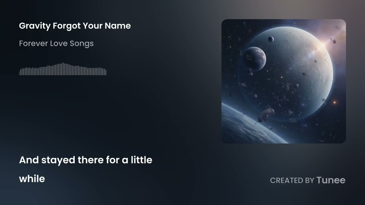 Gravity Forgot Your Name