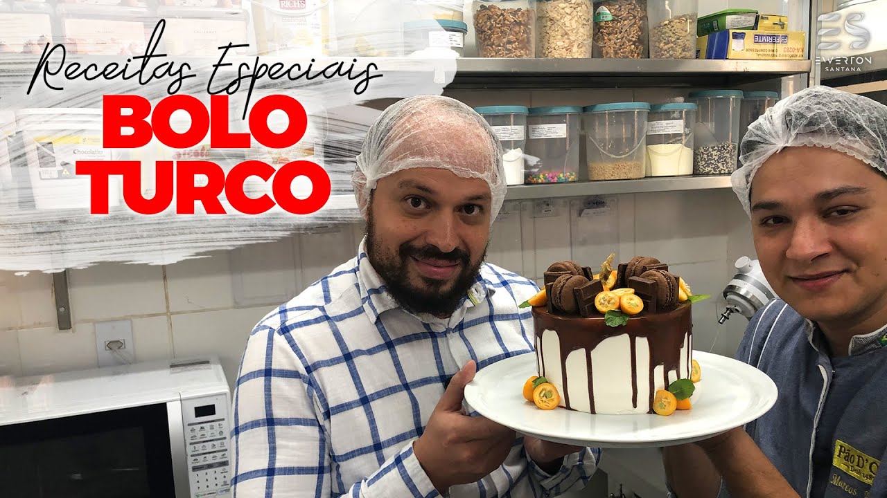 Bolo Turco Especial em Comemoração ao Vídeo do Geraldo | Chef Marcos Aurélio & Ewerton Santana
