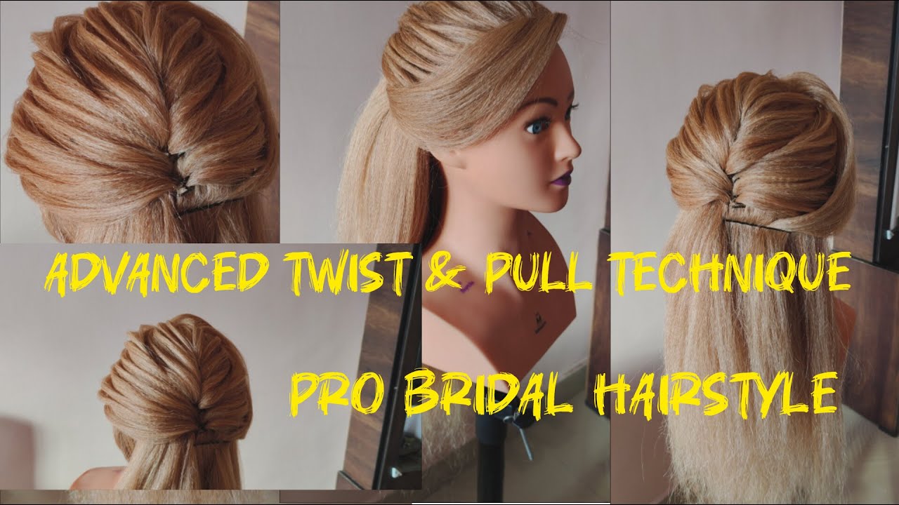 Advanced Twist & Pull Front Variation | Bridal Hairstyle Front Design Tutorial #DeeVsha 