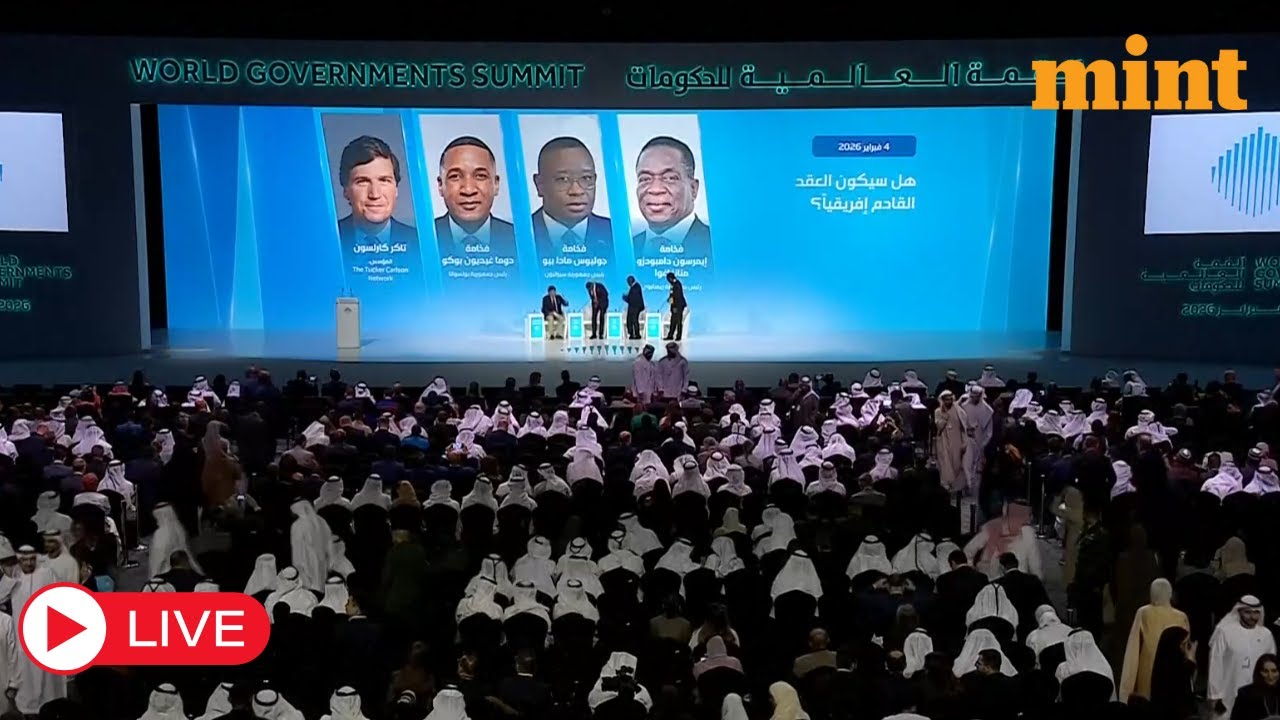 World Government Summit 2026 Day 2 LIVE | Future of AI | Tucker Carlson | Africa | Alibaba