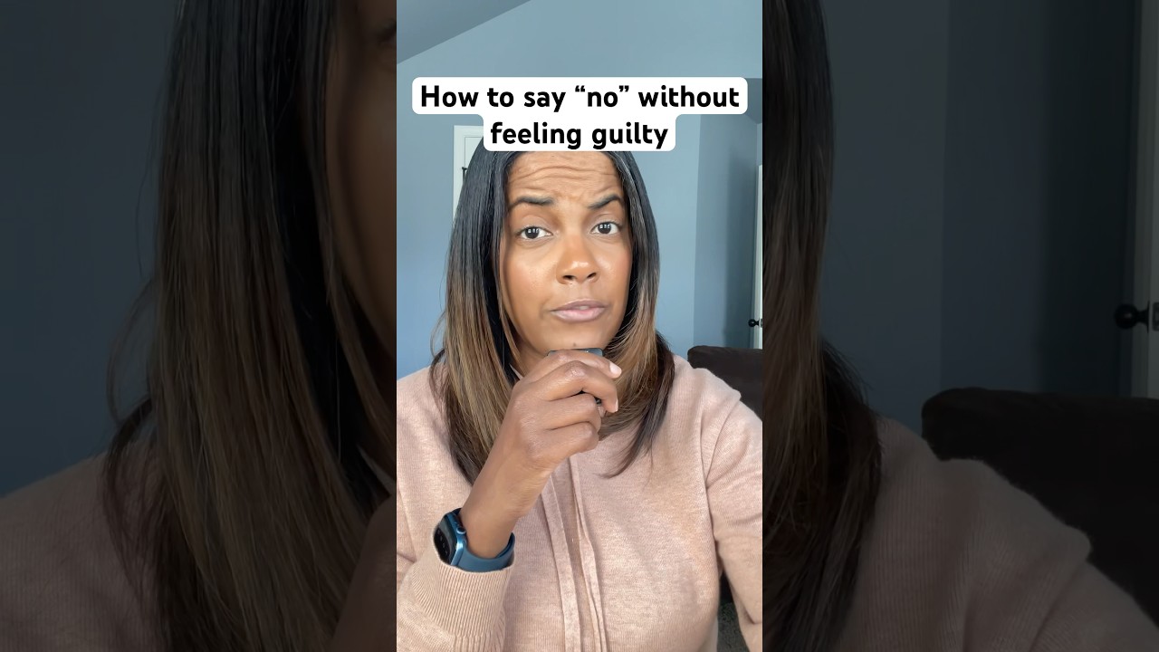 How to say NO without feeling guilty - protect your energy and set boundaries #selfcaretips