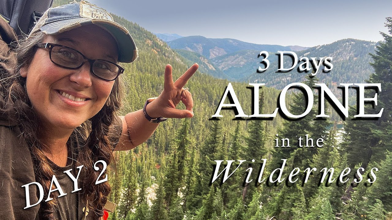ALONE in the Wilderness - Solo Backpacking Trip - Day 2