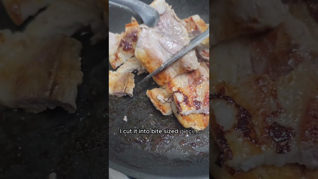 Pork Belly & Bean Sprout Stir Fry  Easy Korean Home Cooking 
