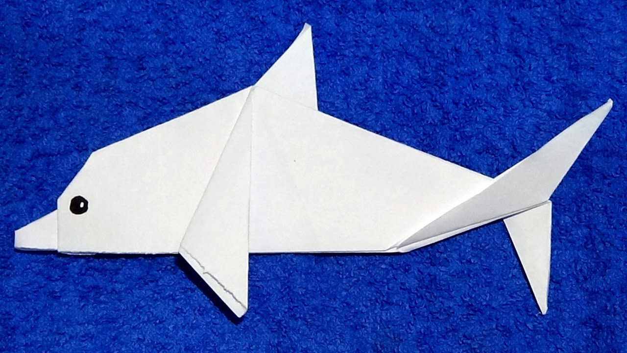 Cómo hacer un DELFIN de papel