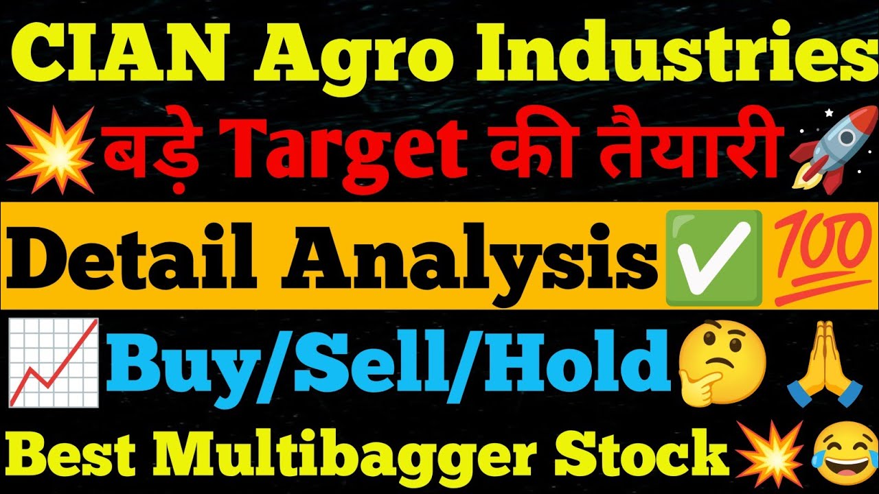 CIAN Agro Share Latest News| CIAN Agro Industries & Infrastructure Ltd| CIAN Agro Share 