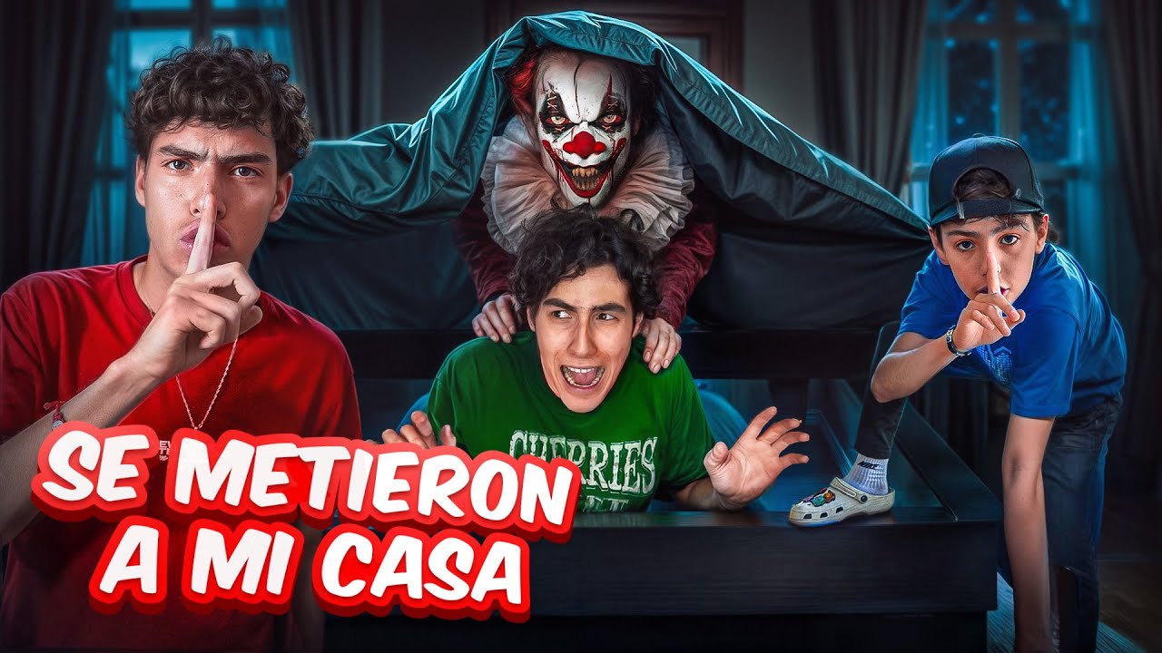 UN PAYASO DE LA DEEP WEB SE METIO A MI CASA 😱  BROMA A LEO STUDY 🤣