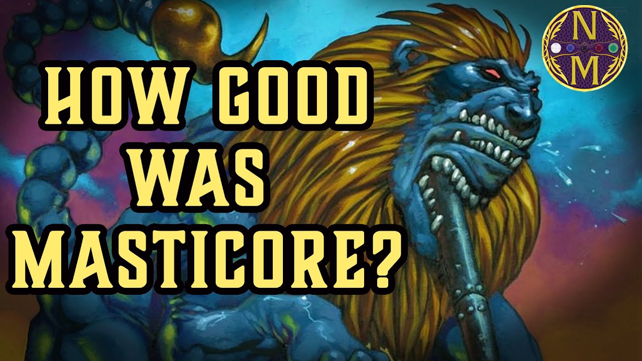 How Good Was Masticore, Actually? | A Deep Dive Into Magic: the Gathering History