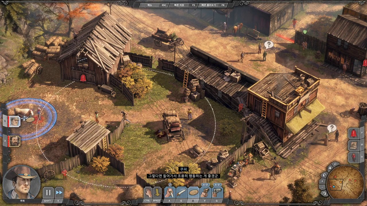 Desperados III - 3. Flagstone Speedrun 2:58 (Normal)