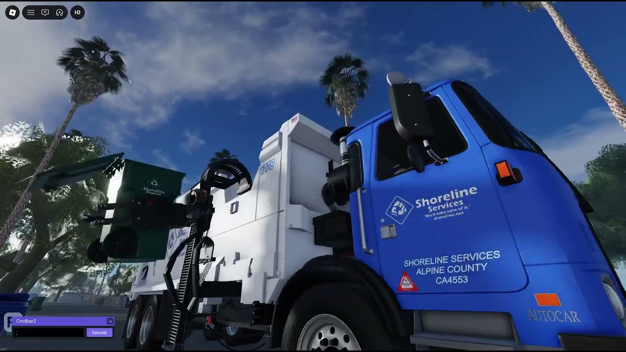 Shoreline Disposal Autocar ACX McNeilus ZR on early morning compost