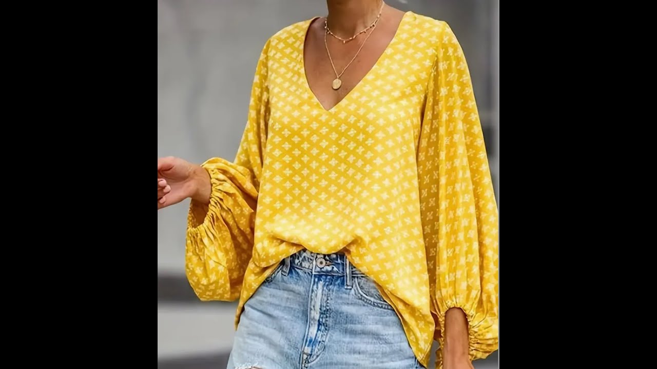Shirt With Puffy Sleeves Video Tutorial