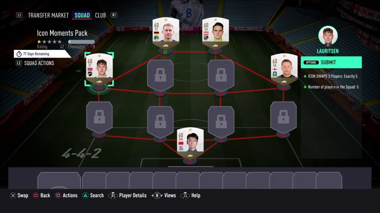 Icon swaps 3 moments Pack opening