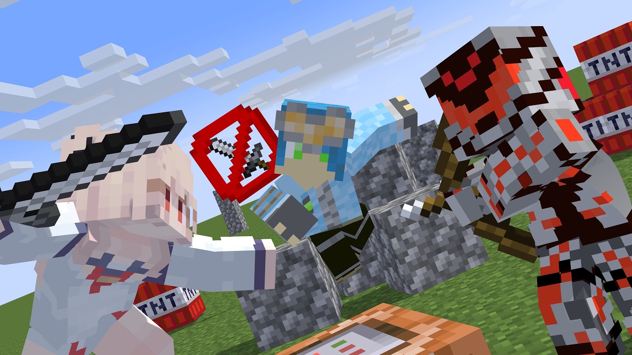 到底是誰會在恐怖遊戲裡面打PVP?【Minecraft】