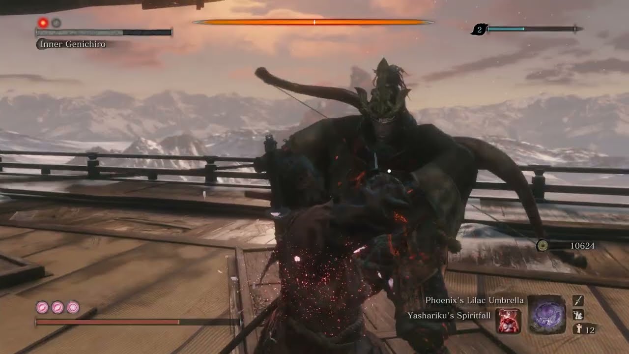 [Sekiro] Vs Inner Genichiro | Hitless | Old playthrough 
