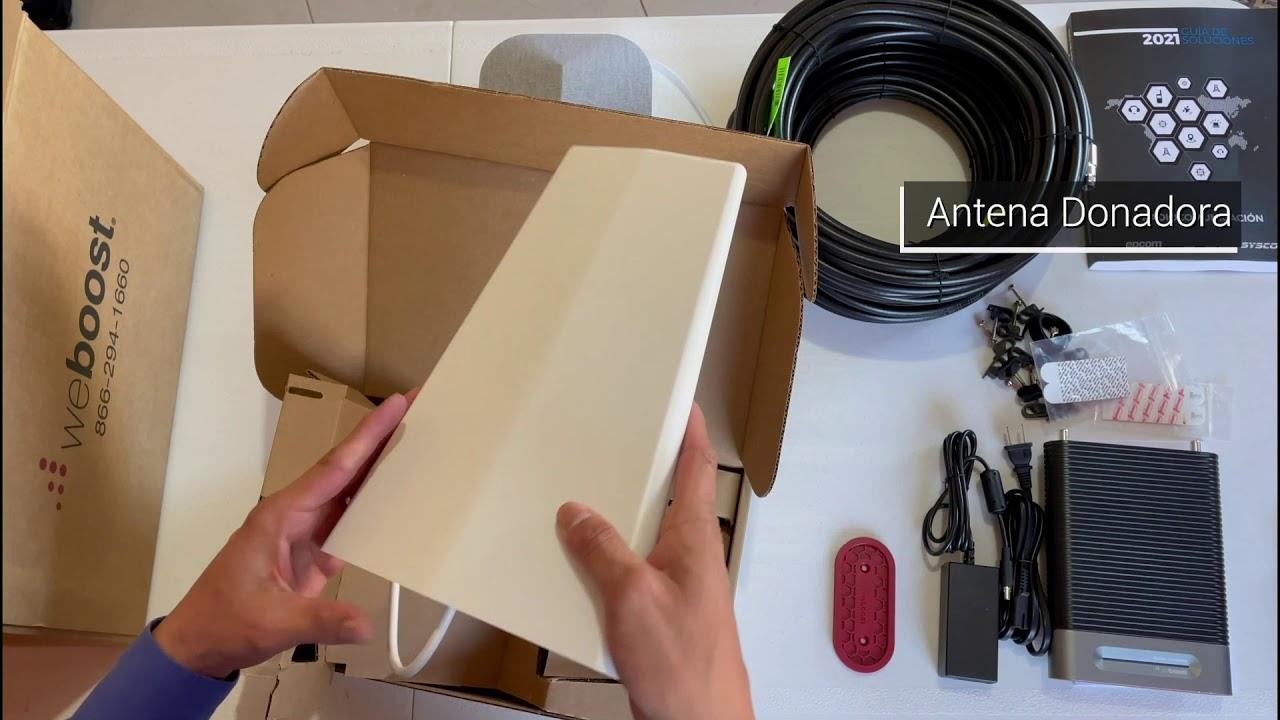 weboost - Unboxing del 530-145RE - Amplificador de Señal Celular