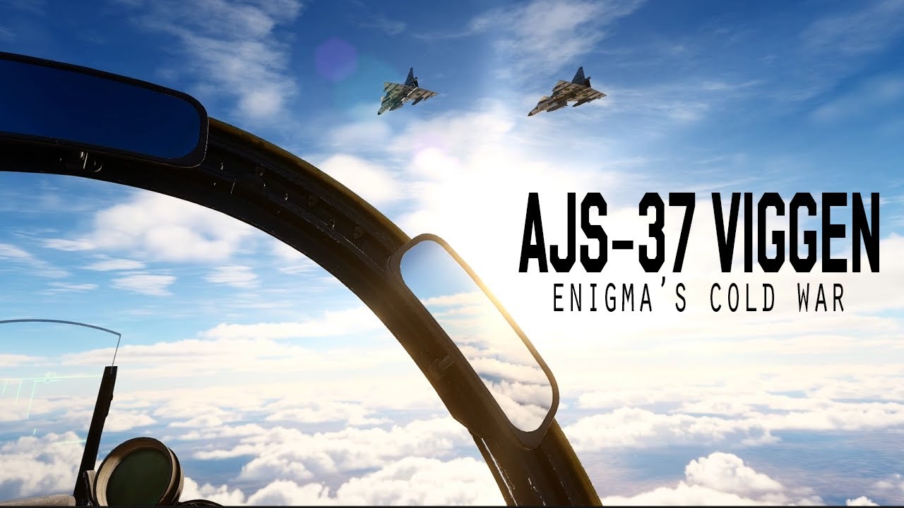 AJS-37 Viggen Clips - Enigma's Cold War - DCS World