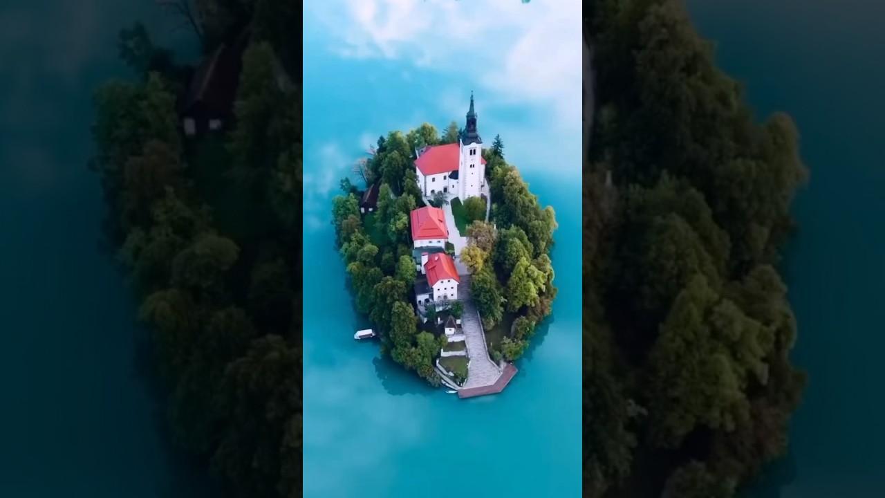 📍 church near Lake Bled, Bled, Slovenia - Explore World Travel #travel #explore #nature #adventure