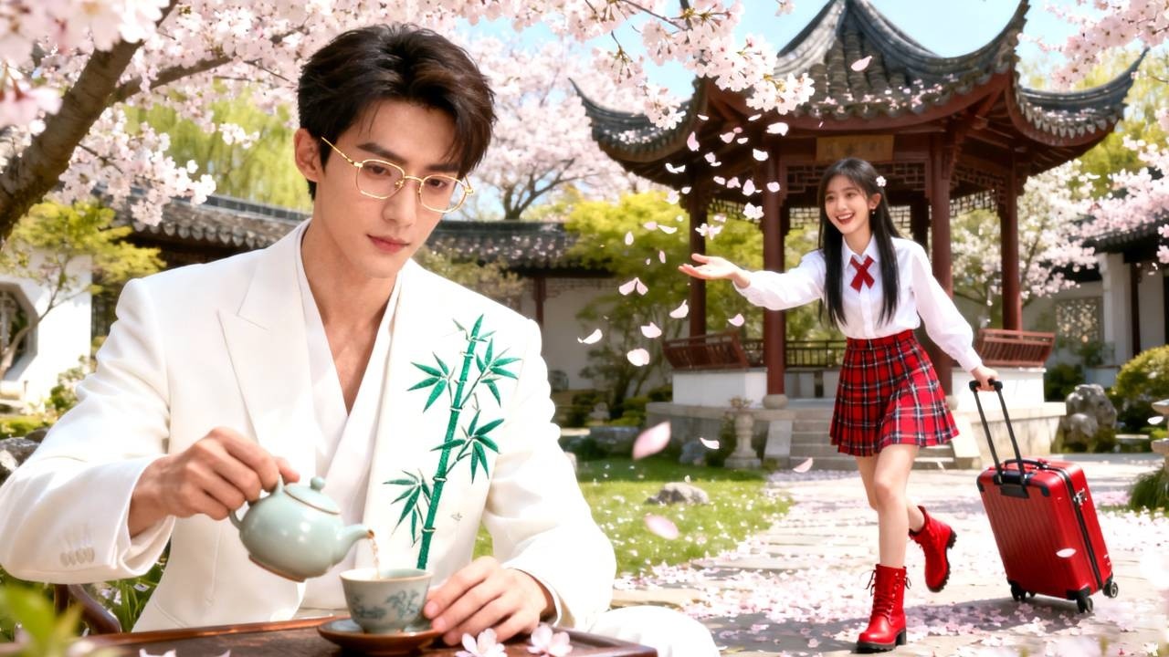 ¡Obligados a vivir juntos! Ella alegre, él serio... ¡pero él cayó perdidamente enamorado!