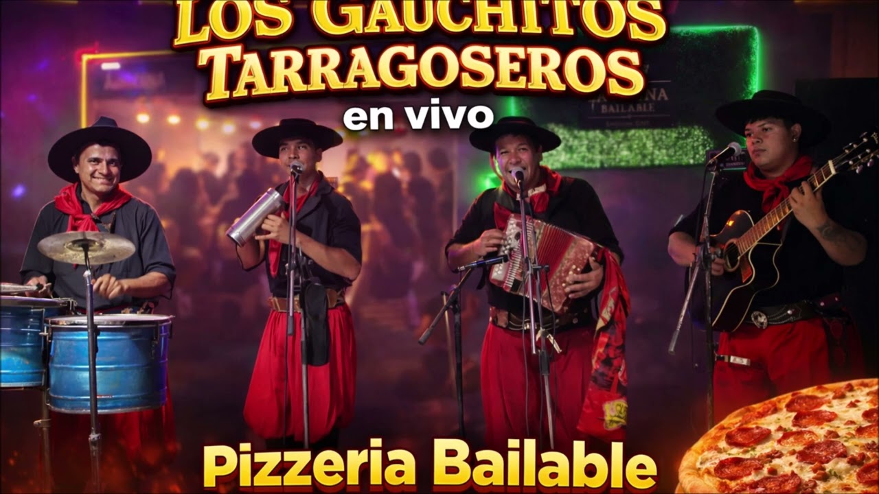 LOS GAUCHITOS TARRAGOSEROS EN VIVO PIZZERIA BAILABLE ESQUINA CORRIENTES