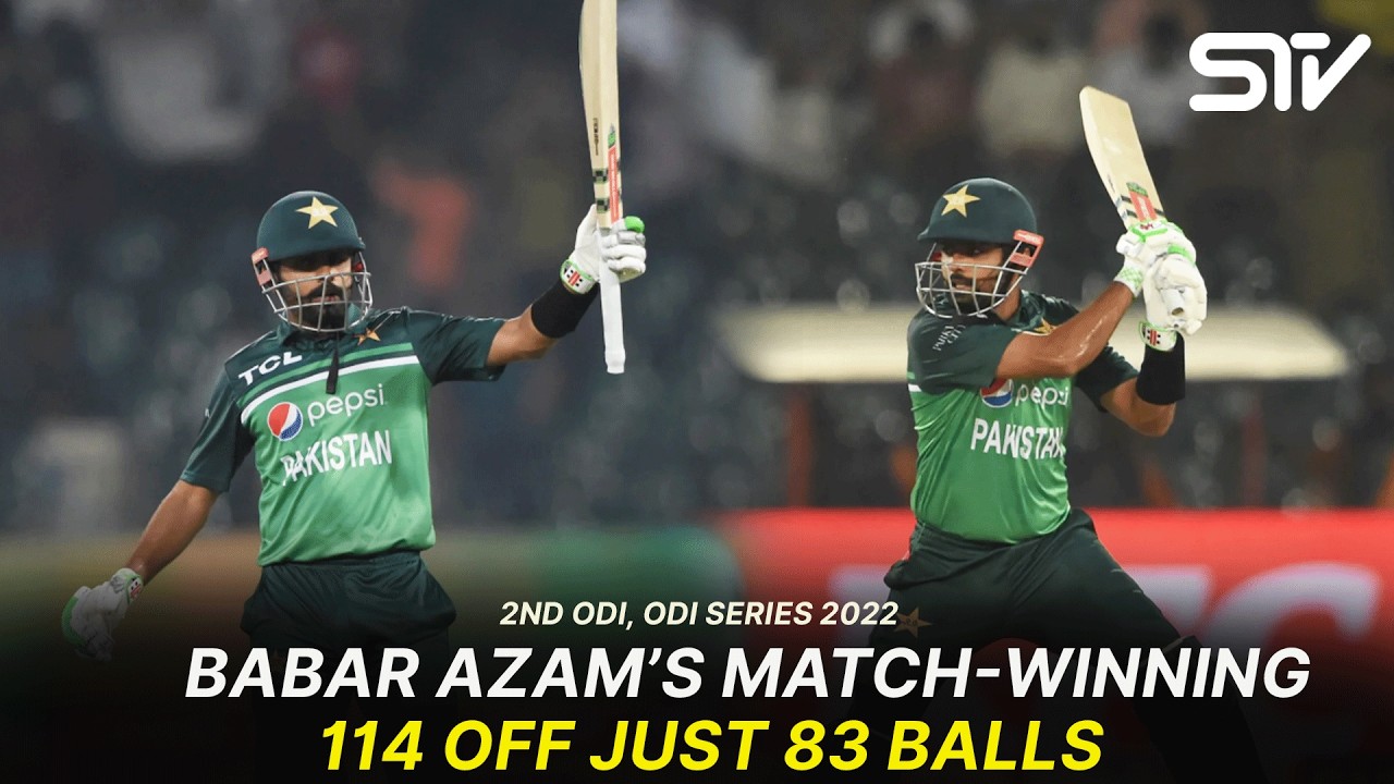Babar Azam&rsquo;s Match-Winning 114 Off Just 83 Balls | Pak vs Aus | 2nd ODI | ODI Series 2022 | M3L1H