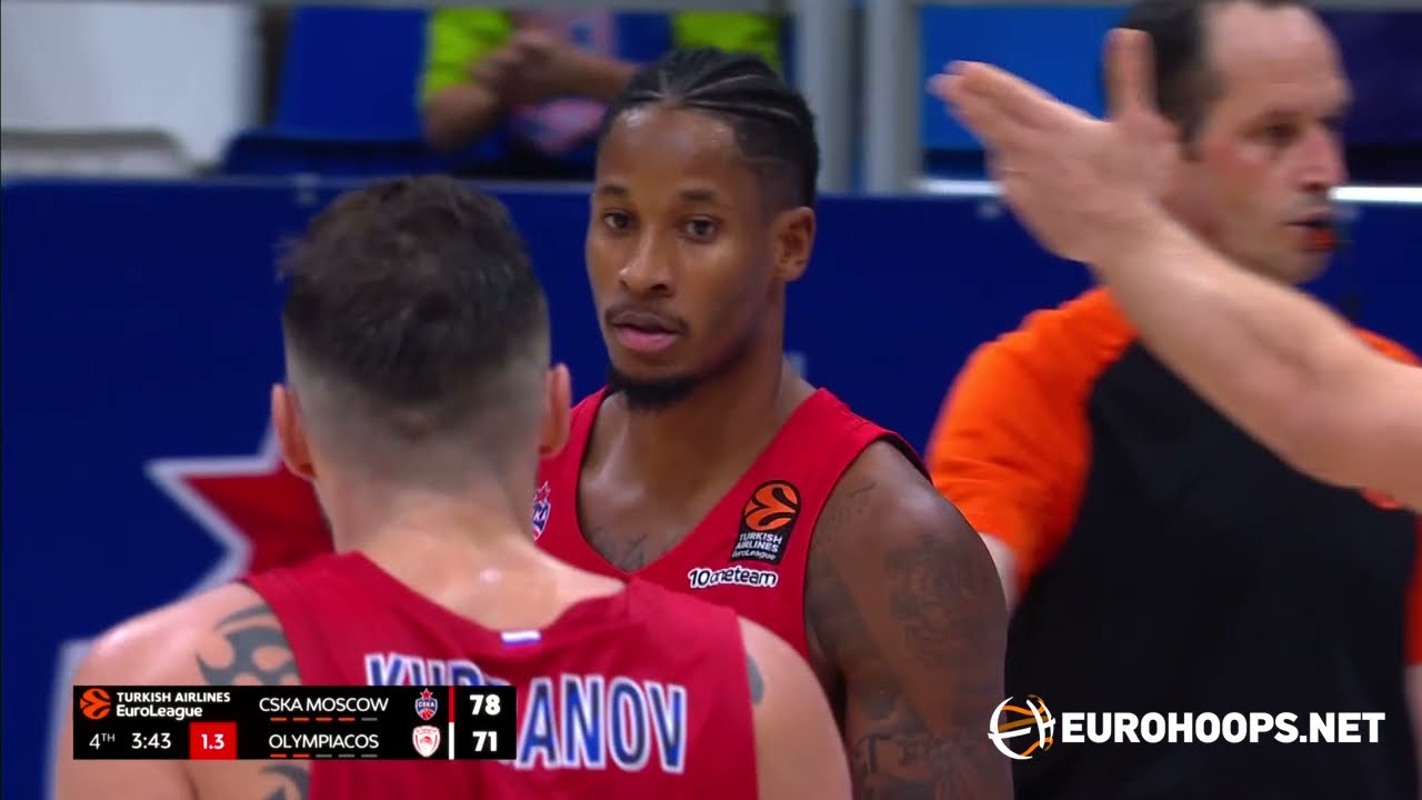 CSKA Moscow-Olympiacos Piraeus 88-82: Will Clyburn (29 points)
