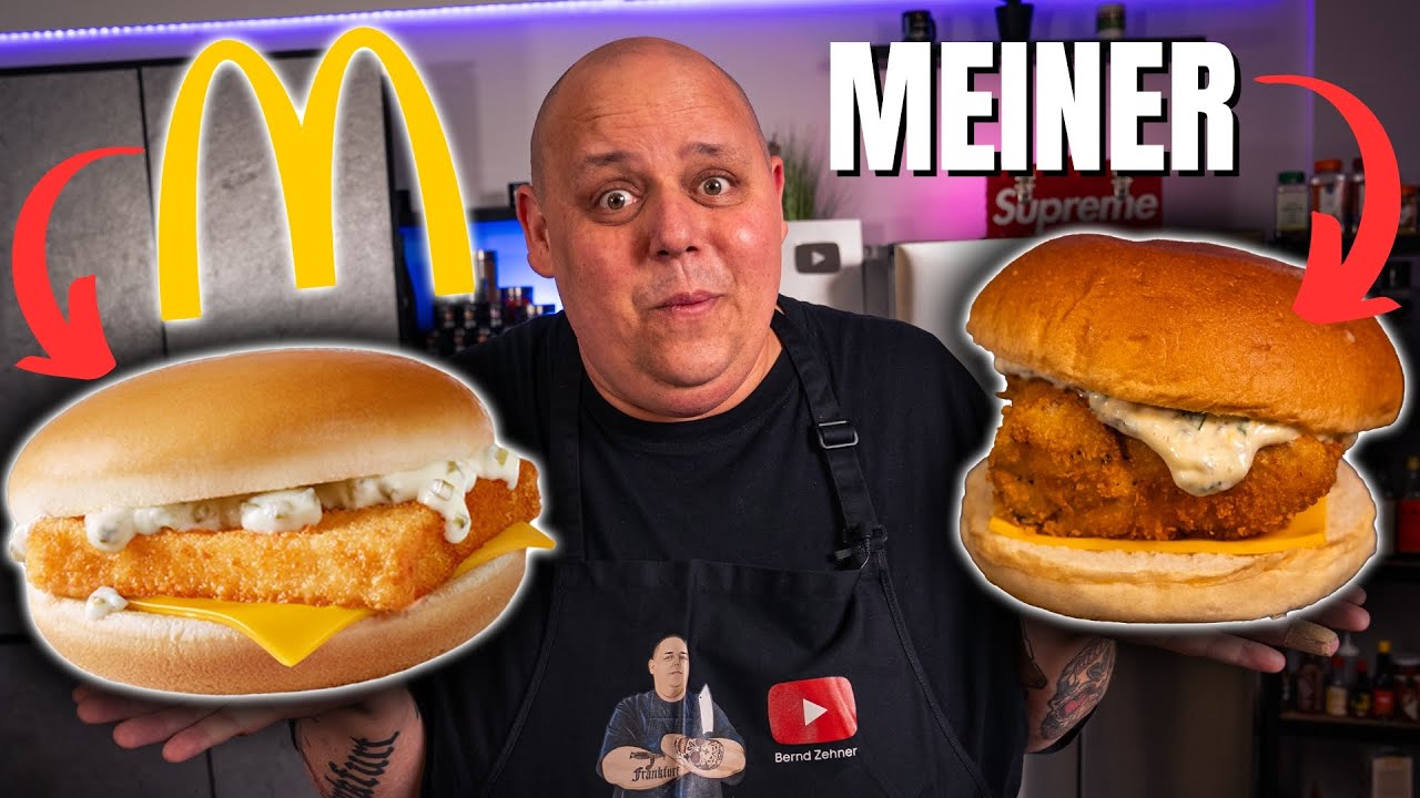 Der Filet-o-Fish Burger von McDonalds | Aber besser! 😉🍔