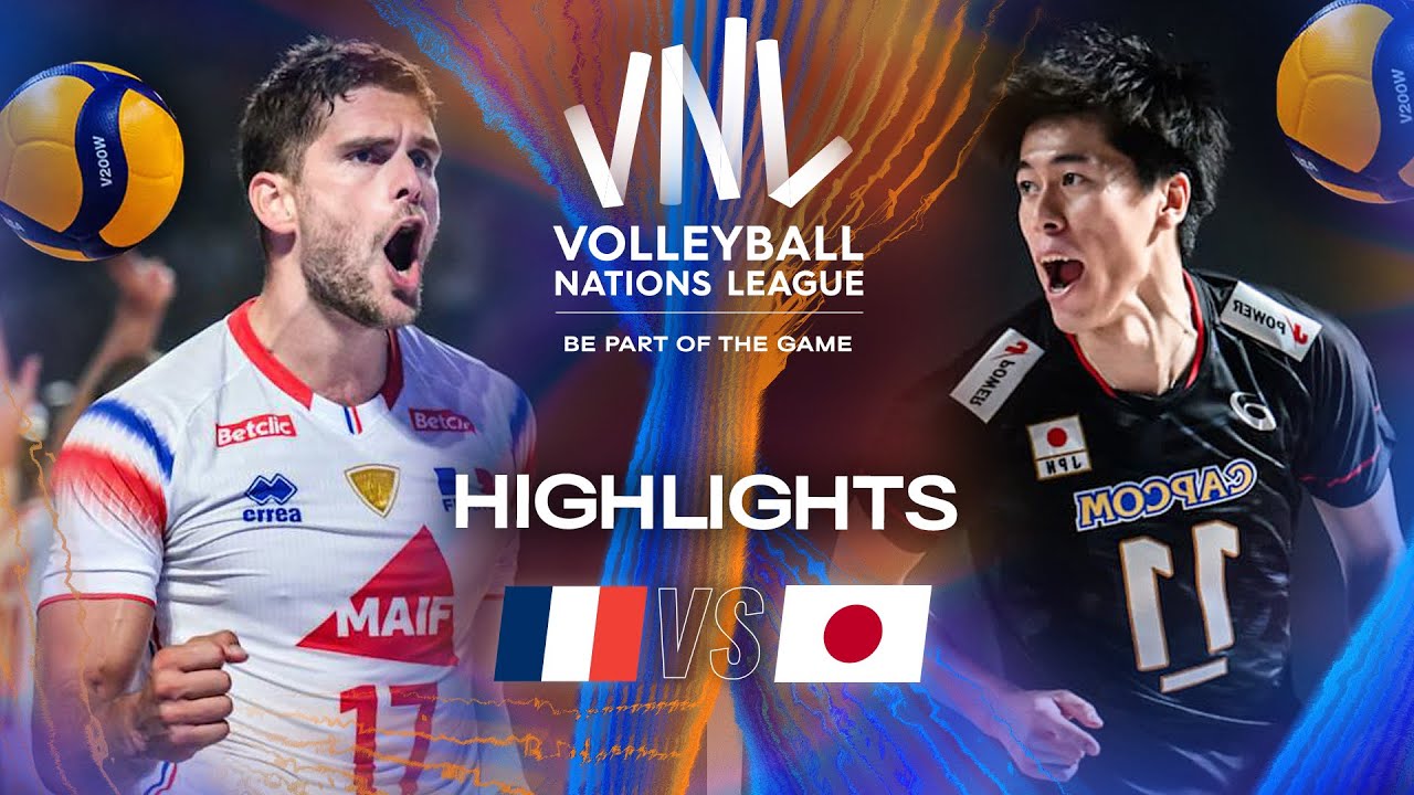 France 🇫🇷 vs. Japan 🇯🇵 - Highlights | Week 2 | Men's VNL 2025