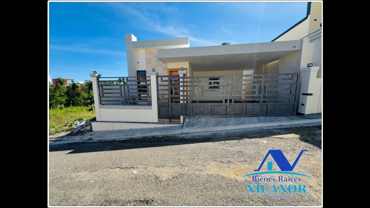 CASA EN VENTA EN PUERTO PLATA, REP. DOM.  Casa código 100 88, BIENES RAICES NICANOR 1809-223-5448