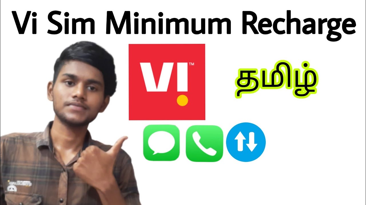 vi minimum recharge for incoming &  outgoing calls / vi minimum recharge for data & Sms / tamil