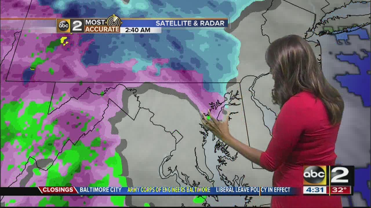 Baltimore weather for January 28, 2013