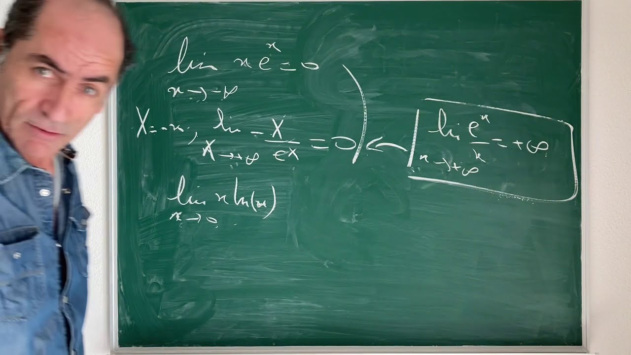 Comment calculer lim(xe^x) en - l’infini? et lim(xLn(x)) en zéro? TERMINAL TS-TES Log et Exponentiel