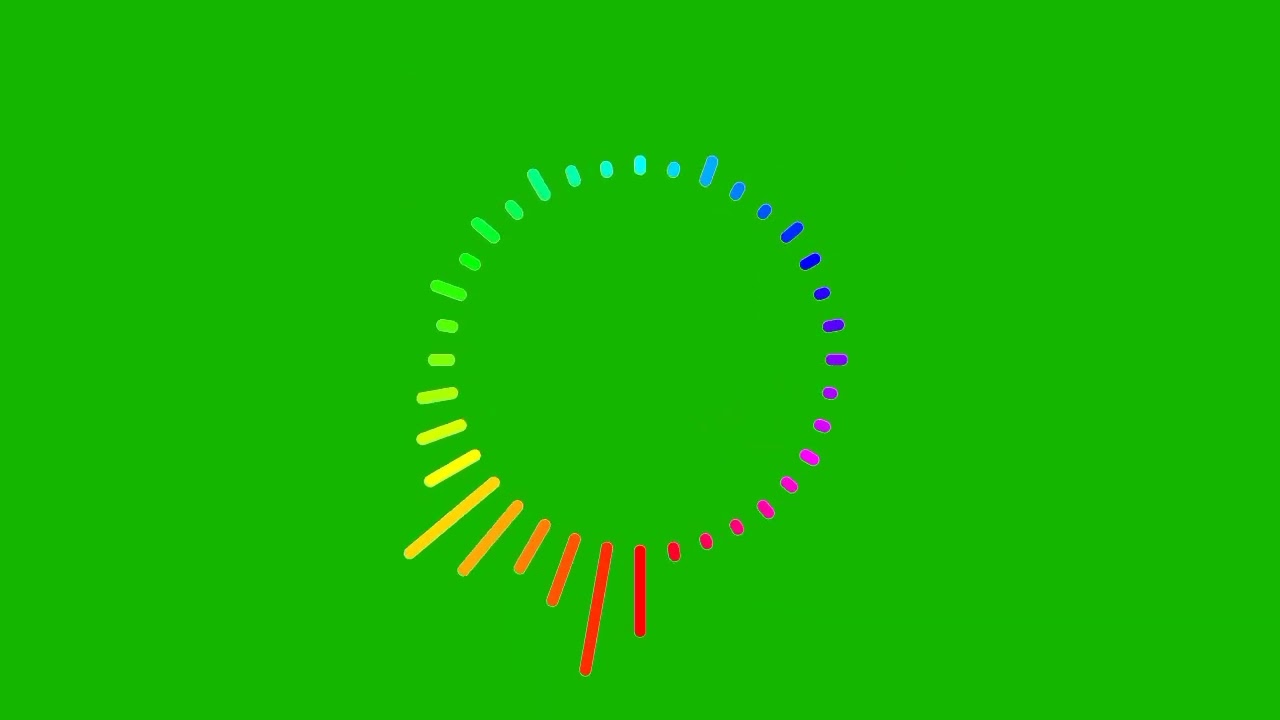 Green Screen Audio Spectrum / With Music Visualizer / No Copyright