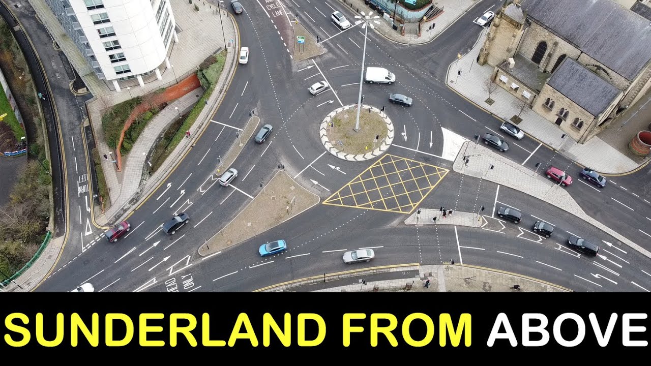 Sunderland From Above | Sunderland Aerial Drone Shot 4K