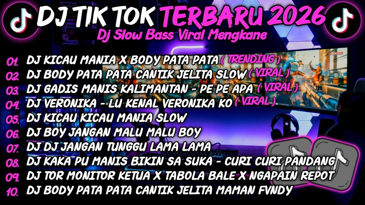 DJ TIKTOK TERBARU 2026🎵DJ KICAU KICAU KICAU MANIA🎵DJ NONA BODY PATA PATA