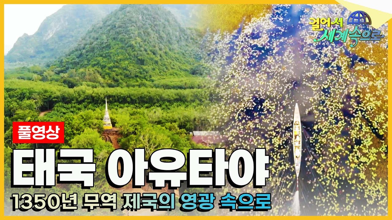 [#걸어서세계속으로Full📺] 300여 년 전 무역으로 제국을 이뤘던 아유타야 문명 흔적 따라 '태국' 여행 Trip to Thailand (KBS_20191017)
